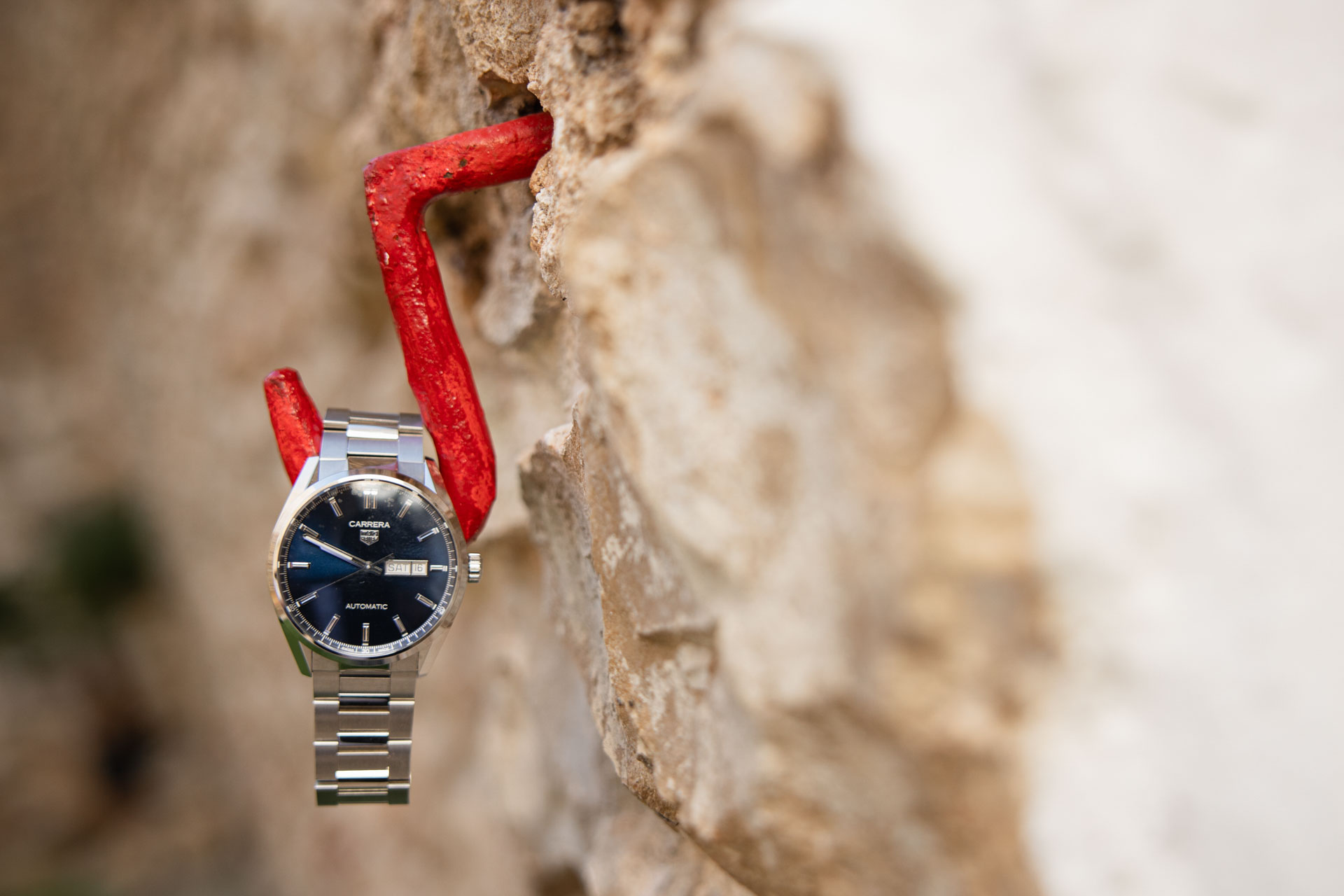Detalle del reloj del novio